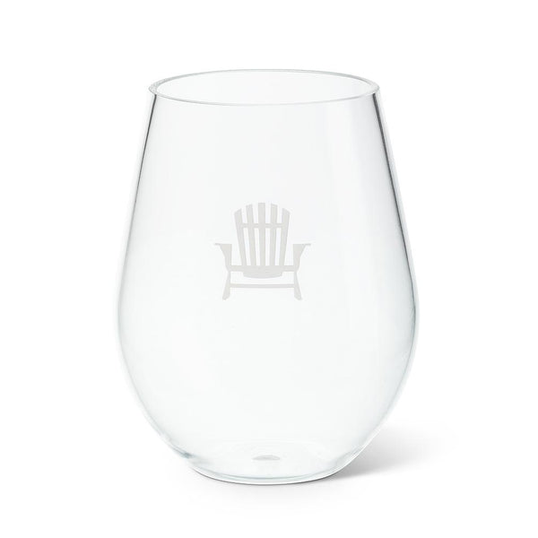 Abbott Stemless Wine Tumbler with Cottage Chair