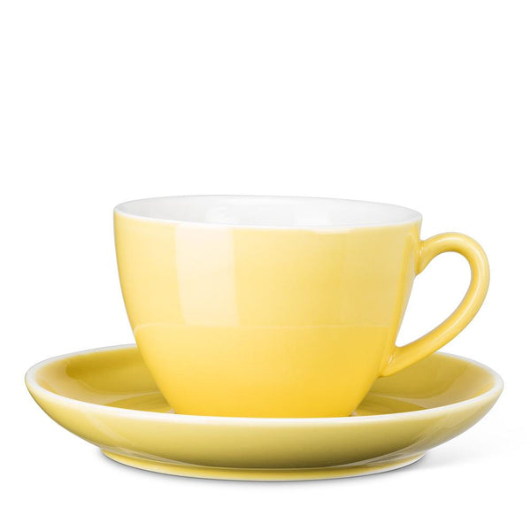 Abbott 27-Avenue Latte Cup & Saucer, Yellow