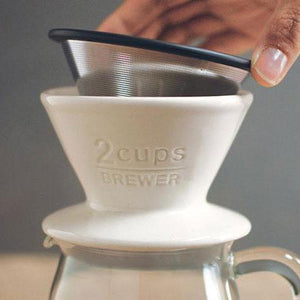 Kinto Slow Coffee Style Stainless Filter, 2 Cup