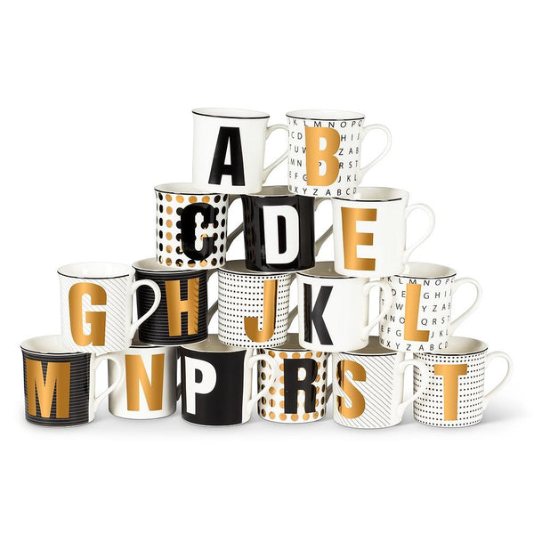 Abbott Graphic Letter T Mug, 12 oz.