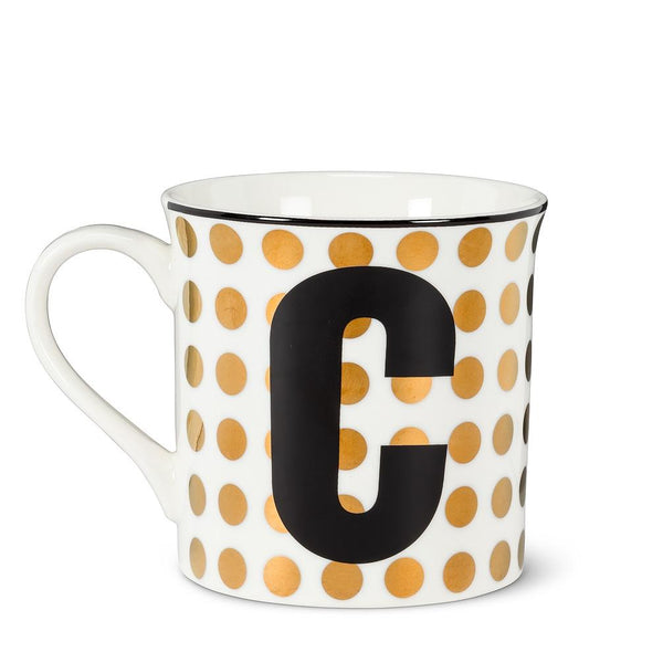 Abbott Graphic Letter C Mug, 12 oz.