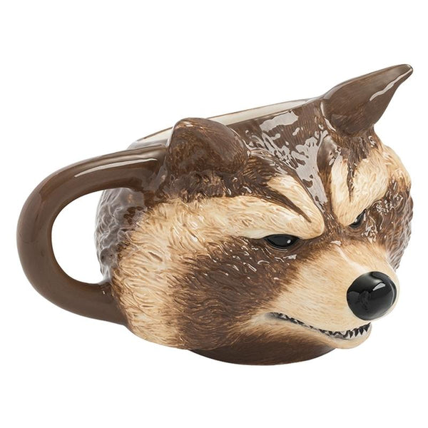 Marvel Guardians of the Galaxy Rocket Sculpted Ceramic Mug, 12 oz.