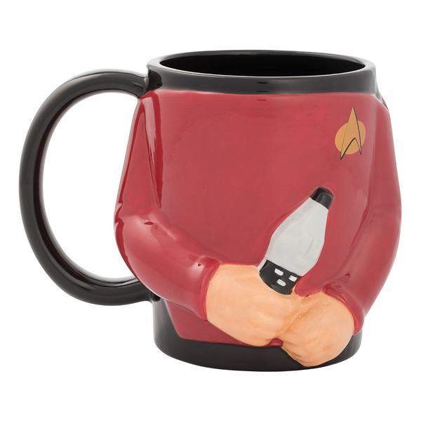 Star Trek Captain Picard Sculpted Ceramic Mug, 18 oz.