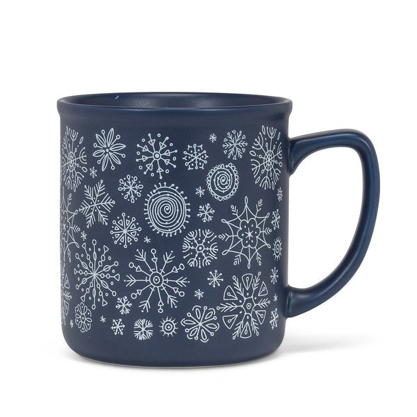 Abbott Matte Snowflake Mug, 14 oz.