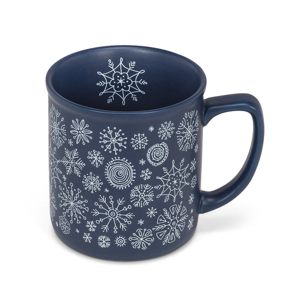Abbott Matte Snowflake Mug, 14 oz.