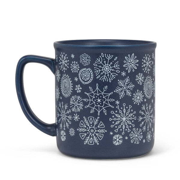 Abbott Matte Snowflake Mug, 14 oz.