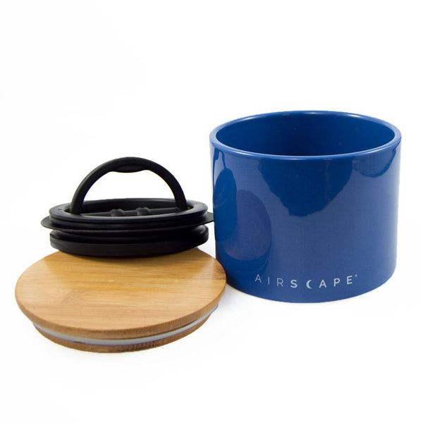 Planetary Design Airscape Small Ceramic Storage Canister, Cobalt Blue