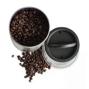 Airscape Classic 1 lb Coffee Canister, Obsidian Black
