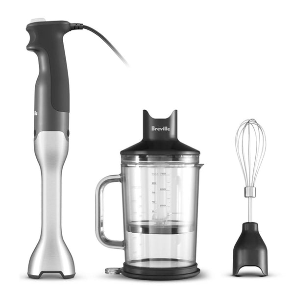 Breville Control Grip Immersion Blender, Brushed Stainless Steel