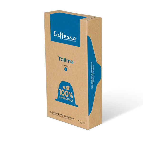 Caffesso Tolima Nespresso Compatible Capsules, 10 Pack