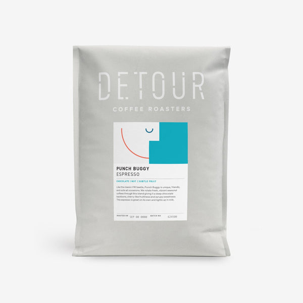 Detour Punch Buggy Espresso Whole Bean Coffee, 300 g