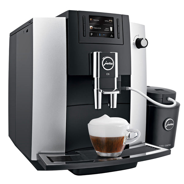 Jura E6 Automatic Espresso Machine, Platinum