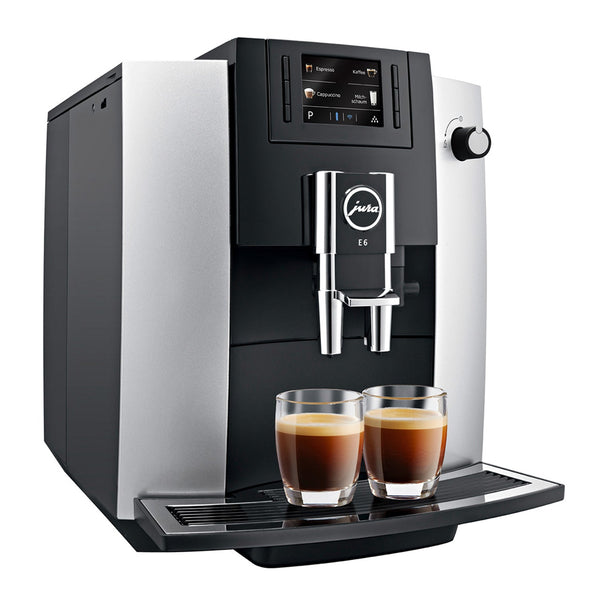Jura E6 Automatic Espresso Machine, Platinum