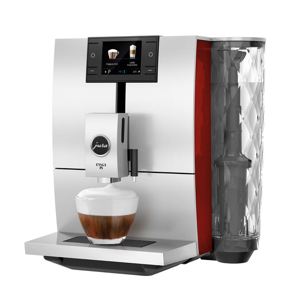 Jura ENA 8 Automatic Espresso Machine, Sunset Red