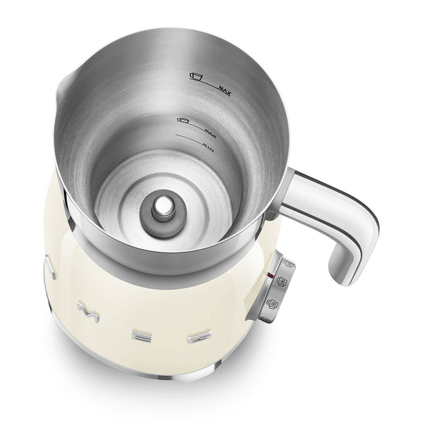 SMEG Electric Milk Frother, Cream