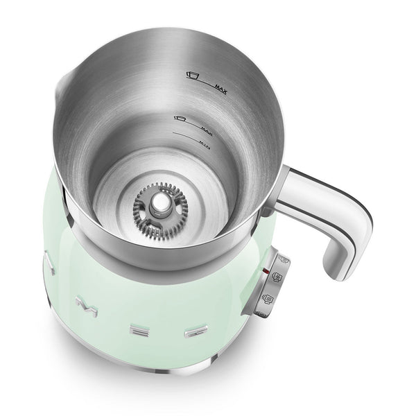 SMEG Electric Milk Frother, Pastel Green