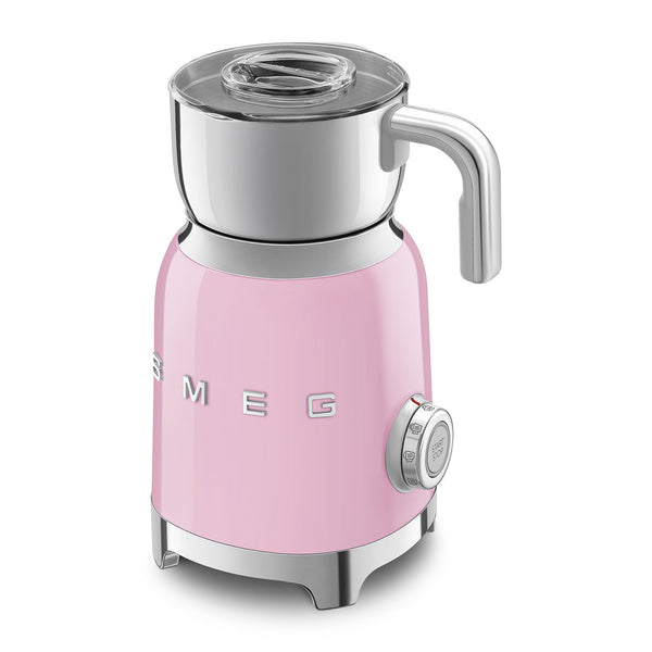 SMEG Electric Milk Frother, Pink