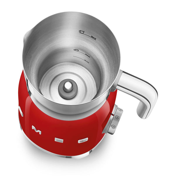 SMEG Electric Milk Frother, Red