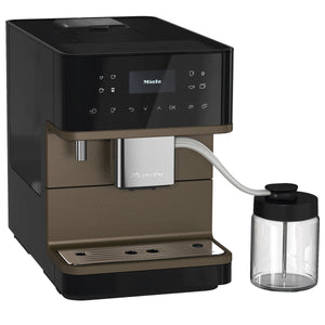 Miele CM 6360 MilkPerfection Coffee Brewer, Obsidian Black & Bronze