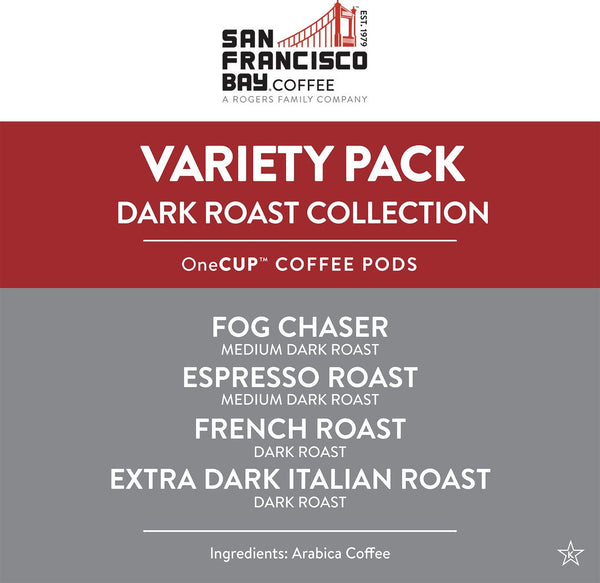 San Francisco Bay Single Serve Coffee Dark Roast Variety 40 Pack