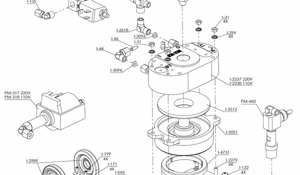 Ascaso Pump 110V Dream PM.318
