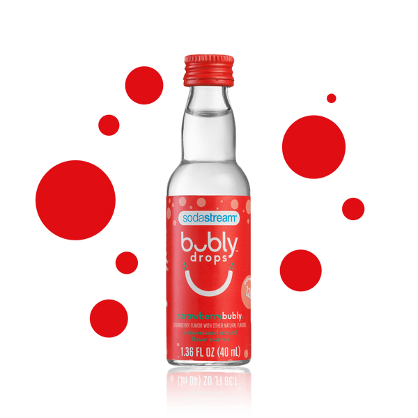 SodaStream Strawberry Bubly Drops, 40 ml