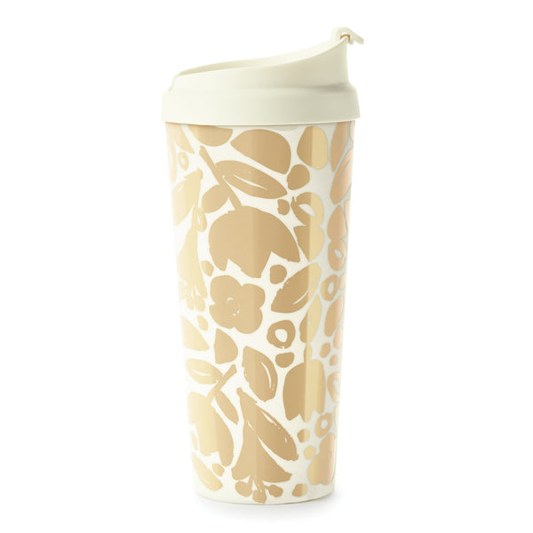 Kate Spade New York Golden Floral Thermal Mug