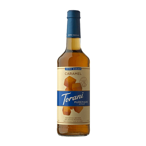 Torani Puremade Zero Sugar Caramel Syrup, 750 ml