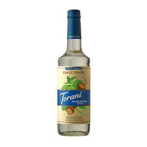 Torani Puremade Zero Sugar Sweetener Syrup, 750 ml
