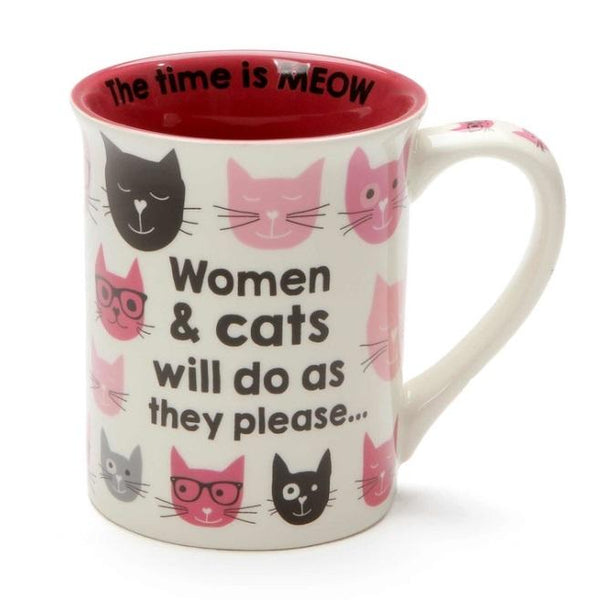 Our Name is Mud Women & Cats Mug, 16 oz.