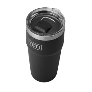 YETI Rambler 16 oz. Stackable Cup with Lid, Black