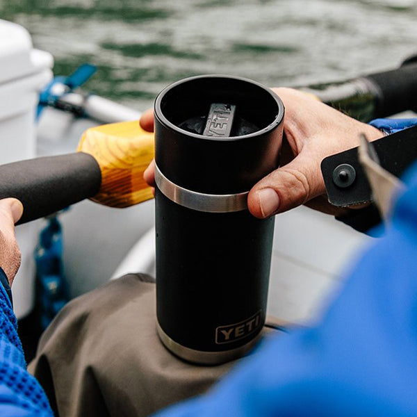 YETI Rambler 12 oz. Bottle with Hotshot Cap, Black