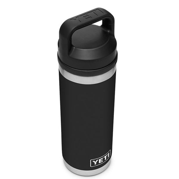 YETI Rambler 18 oz. Bottle with Chug Cap, Black