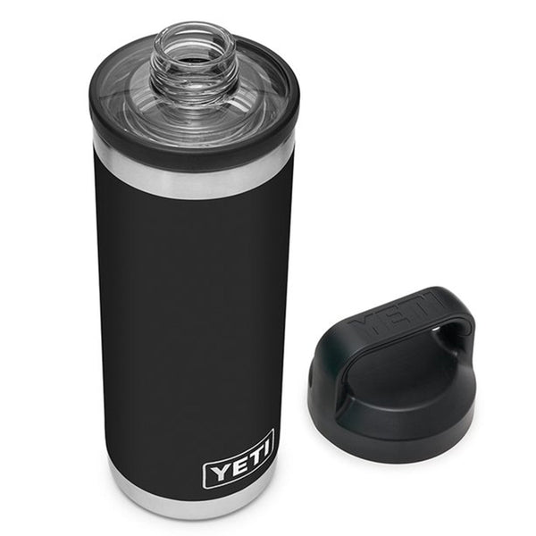 YETI Rambler 18 oz. Bottle with Chug Cap, Black