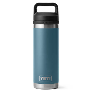YETI Rambler 18 oz. Bottle with Chug Cap, Nordic Blue