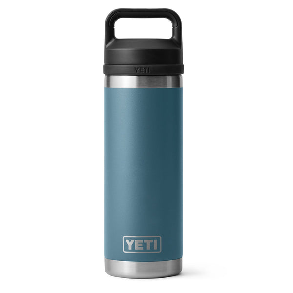YETI Rambler 18 oz. Bottle with Chug Cap, Nordic Blue