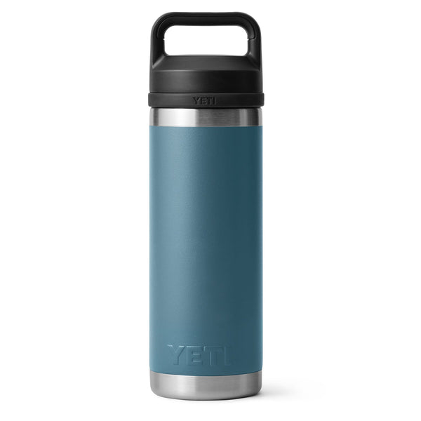 YETI Rambler 18 oz. Bottle with Chug Cap, Nordic Blue