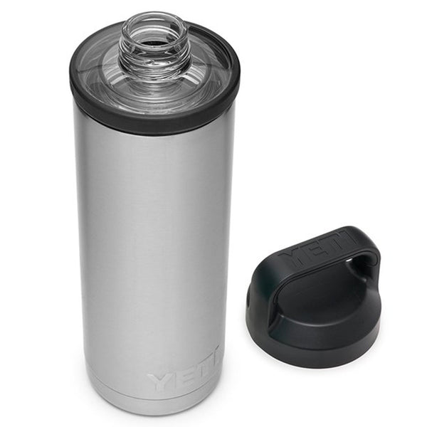 YETI Rambler 18 oz. Bottle with Chug Cap, Stainless Steel