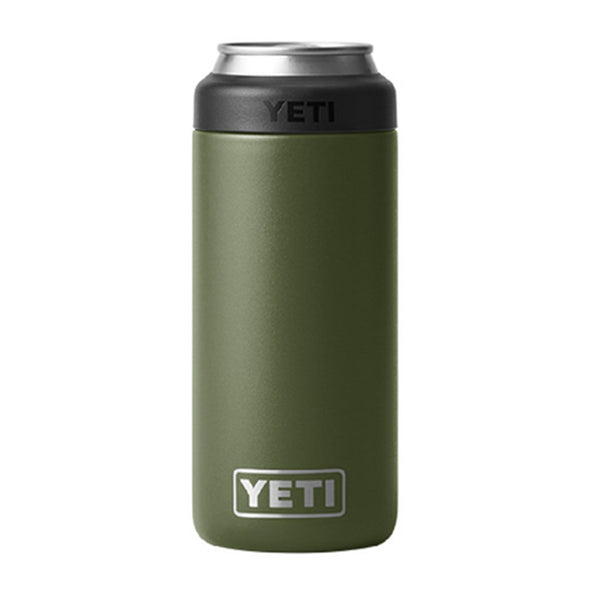 YETI Rambler 12 oz. Colster Slim 2.0 Can Insulator, Highlands Olive
