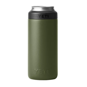 YETI Rambler 12 oz. Colster Slim 2.0 Can Insulator, Highlands Olive