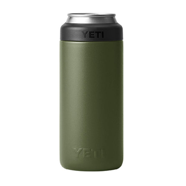 YETI Rambler 12 oz. Colster Slim 2.0 Can Insulator, Highlands Olive