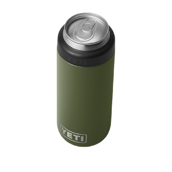 YETI Rambler 12 oz. Colster Slim 2.0 Can Insulator, Highlands Olive