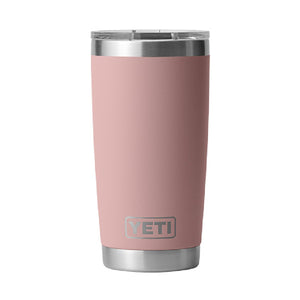 YETI Rambler 20 oz. Tumbler with Magslider Lid, Sandstone Pink