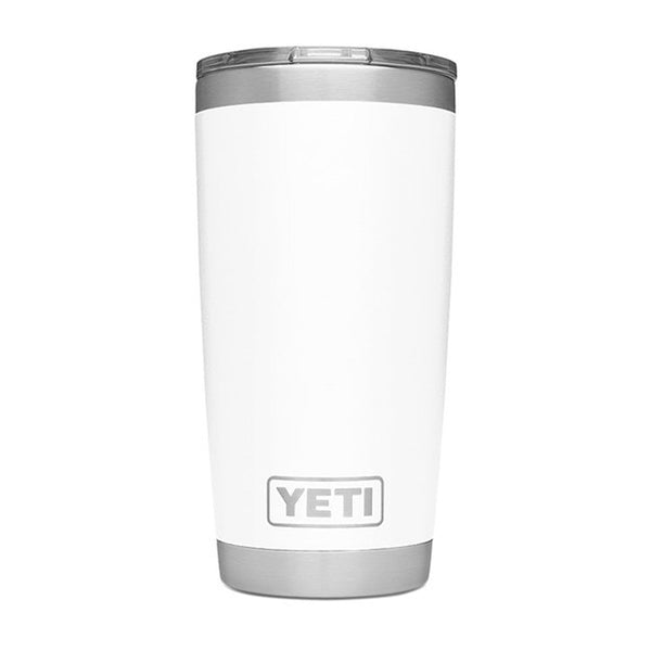 YETI Rambler 20 oz. Tumbler with Magslider Lid, White