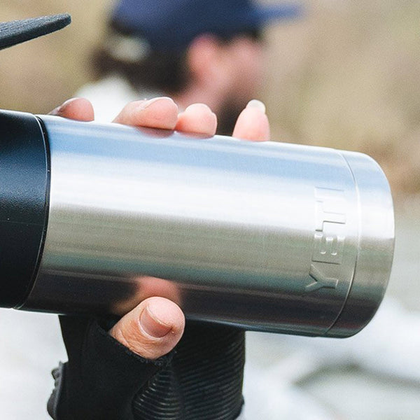 YETI Rambler 12 oz. Bottle with Hotshot Cap, Stainless Steel