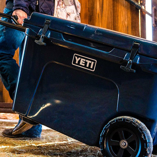 YETI Tundra Haul Hard Cooler on Wheels, Navy
