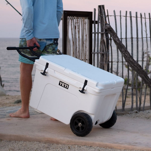 YETI Tundra Haul Hard Cooler on Wheels, White