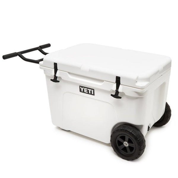 YETI Tundra Haul Hard Cooler on Wheels, White