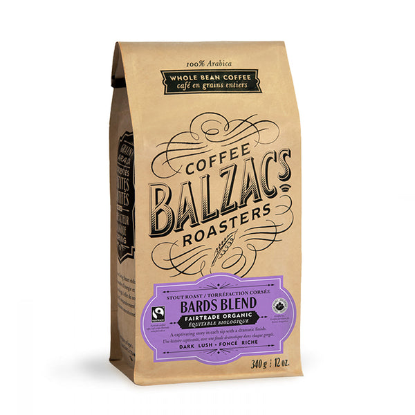 Balzacs Coffee Roasters Bards Blend Whole Bean Coffee 12 oz.