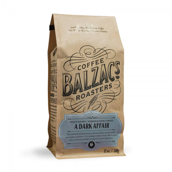 Balzacs Coffee Roasters A Dark Affair Whole Bean Coffee 12 oz.